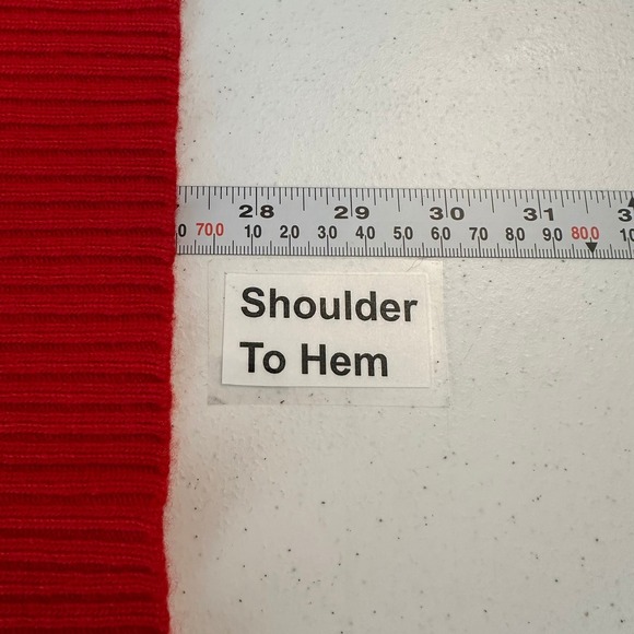 Bartolini Womens Wool Cashmere Tunic Sweater Size M Italian Luxury Cozy Red - Picture 7 of 8